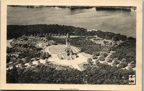 46134 - Deutschland - Berlin , Grunewald , Kaisergarten , Kaiser Wilhelm Turm , Fliegeraufnahme - nicht gelaufen