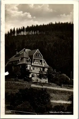 46136 - Deutschland - Manebach , Hotel Pension u. Cafe Conradshöh , Thür. Wald - nicht gelaufen