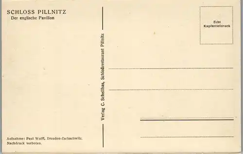 46137 - Deutschland - Loschwitz , Schloss Pillnitz , Der englische Pavillon - nicht gelaufen