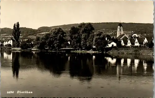 46150 - Schweiz - Dietikon , Partie am Wasser - nicht gelaufen