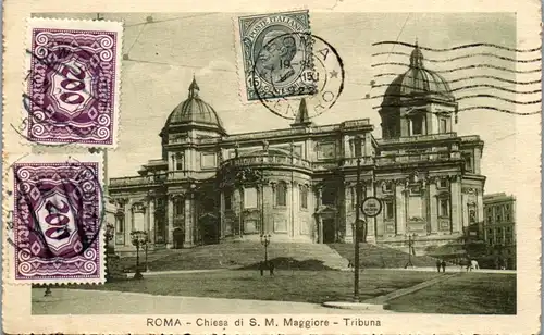 46157 - Italien - Rom , Chiesa di S. M. Maggiore , Tribuna - gelaufen 1922