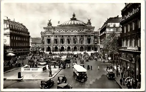 46167 - Frankreich - Paris , Place de l'Opera - gelaufen