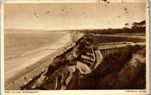 46187 - Großbritannien - Bournemouth , West Zig Zag - gelaufen 1948