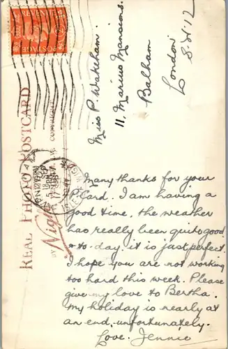 46194 - Großbritannien - Ventnor , The upper Falls , The Cascade - gelaufen 1947