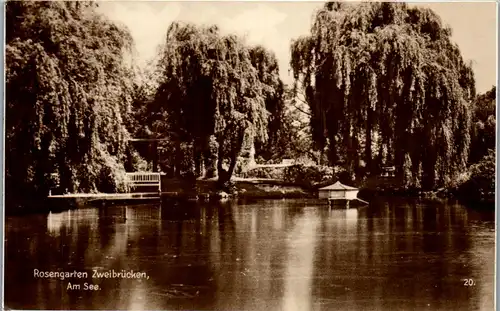 46213 - Deutschland - Zweibrücken , Rosengarten , Am See - gelaufen 1929