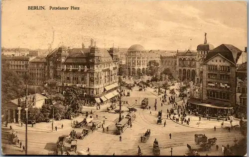 46218 - Deutschland - Berlin , Potsdamer Platz - gelaufen 1922