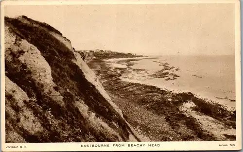 46238 - Großbritannien - Eastbourne , from Beachy Head - gelaufen
