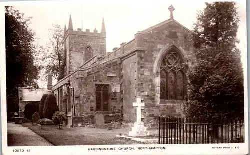 46239 - Großbritannien - Northhampton , Hardingstone Church - gelaufen 1908