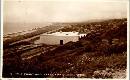 46262 - Großbritannien - Seabrook , The Front and Hythe Canal - gelaufen 1938
