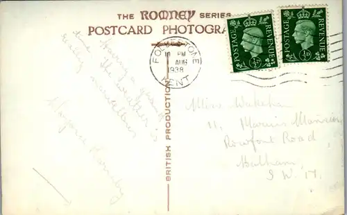 46262 - Großbritannien - Seabrook , The Front and Hythe Canal - gelaufen 1938