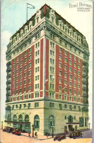 46271 - USA - Portland , Hotel Benson , Oregon - gelaufen 1915