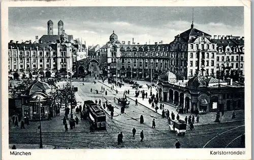 46277 - Deutschland - München , Karlstorrondell - gelaufen 1943