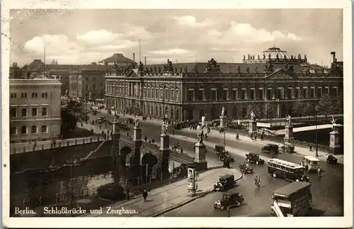 46284 - Deutschland - Berlin , Schloßbrücke und Zeughaus - gelaufen 1930