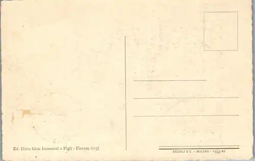 46286 - Italien - Firenze , Via Cavour e Palazzo Riccardi - nicht gelaufen 1934