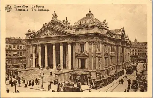 46287 - Belgien - Bruxelles , Brüssel , La Bourse , The Exchange - nicht gelaufen