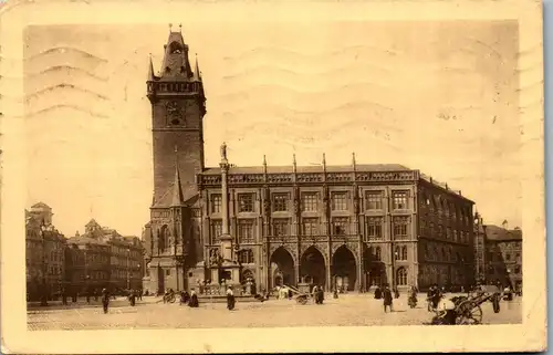 46289 - Tschechien - Praha , Prag , Staromestska radnice - gelaufen 1910