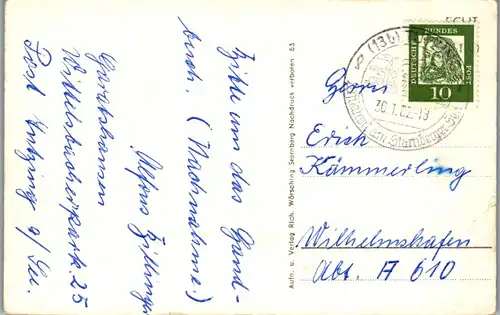 46309 - Deutschland - Starnbergersee , Motorschiff Bayern im Starnberger See - gelaufen 1962