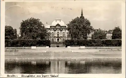 46318 - Deutschland - Dresden , Königsufer am Japanischen Palais - gelaufen 1945