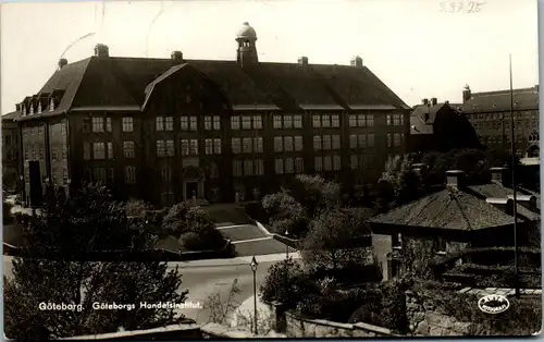 46333 - Schweden - Göteborg , Göteborgs Handelsinstitut - gelaufen 1939