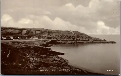 46368 - Jersey - Royal Bay , Panorama - gelaufen 1920
