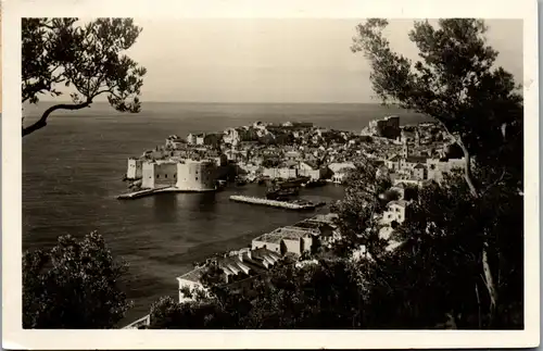46379 - Kroatien - Dubrovnik , Ragusa , Panorama - gelaufen 1930