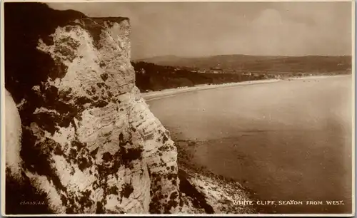 46380 - Großbritannien - Seaton , White Cliff Seaton from West - gelaufen 1923