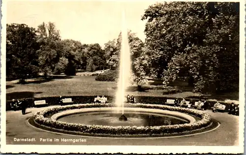 46386 - Deutschland - Darmstadt , Partie im Herrngarten - gelaufen 1940