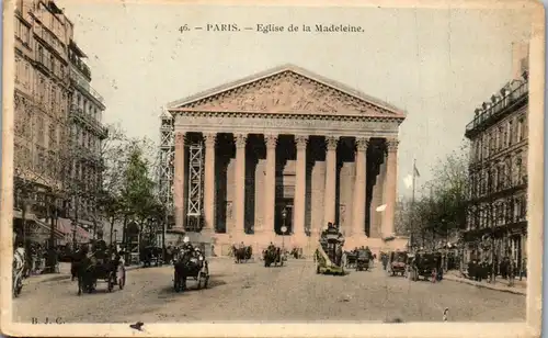 46396 - Frankreich - Paris , Eglise de la Madeleine - gelaufen