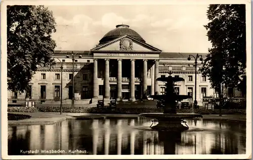 46398 - Deutschland - Wiesbaden , Kurhaus - gelaufen 1937