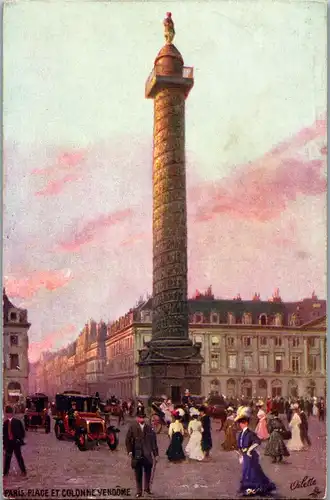 46406 - Frankreich - Paris , Place et Colonne Vendome - nicht gelaufen