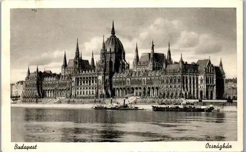 46439 - Ungarn - Budapest , Orszaghaz , Parlament - gelaufen 1912