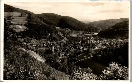 46451 - Deutschland - Zell i. Wiesental , Bad. Schwarzwald , Panorama - gelaufen 1941