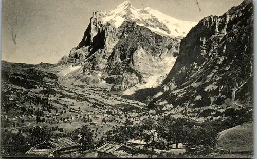 46459 - Schweiz - Grindelwald , Wetterhorn - gelaufen 1910