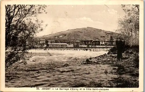 46468 - Frankreich - Joigny , Le Barrage d'Episy et la Cote Saint Jacques - nicht gelaufen 1940