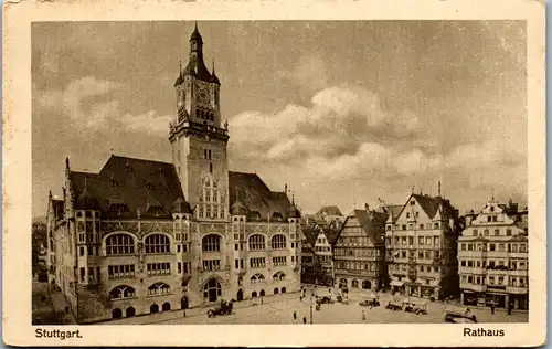 46483 - Deutschland - Stuttgart , Rathaus - nicht gelaufen