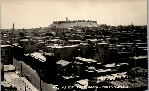 46495 - Syrien - Aleppo , Alep , Panorama , Militär Zensur - gelaufen 1952
