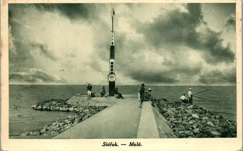 46520 - Ungarn - Siofok , Molo , Balaton , Plattensee - gelaufen
