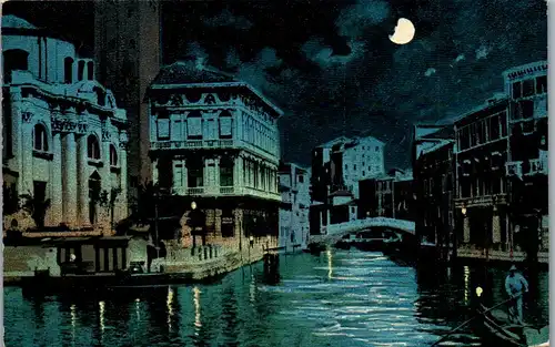 46521 - Italien - Venedig , Venezia , Canale Cannaregio , Ponte delle Guglie - gelaufen 1913