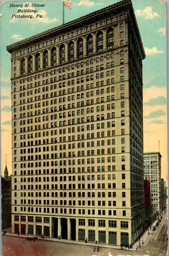 46531 - USA - Pittsburg , Henry W. Oliver Building - gelaufen 1912