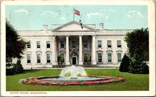 46535 - USA - Washington , White House - gelaufen 1915