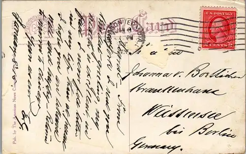 46537 - USA - New York , Front of Terminal , Cortlandt to Fulton Street , Hudson a. Manhatten , Tunnel - 1915