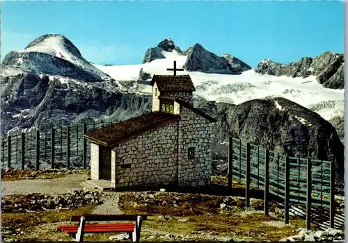 46558 - Oberösterreich - Dachstein , Krippenstein Kapelle , Hallstätter Gletscher - nicht gelaufen