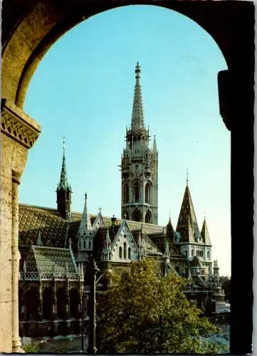 46566 - Ungarn - Budapest , Matthias Kirche , Templon - gelaufen