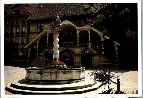 46570 - Schweiz - Fribourg , Freiburg , Place de l'Hotel de Ville - gelaufen 2002