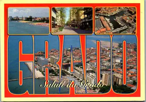 46578 - Italien - Grado , Mehrbildkarte - gelaufen 2000