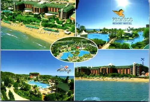 46610 - Türkei - Antalya , Pegasos Resort Hotel , Mehrbildkarte - gelaufen