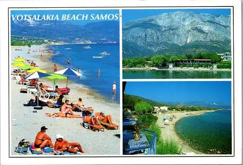 46619 - Griechenland - Samos , Votsalakia Beach , Strand - gelaufen 1994