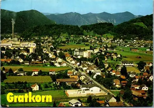 46620 - Steiermark - Gratkorn , Leykam Mürztaler Papier u. Zellstoff AG , Panorama - gelaufen