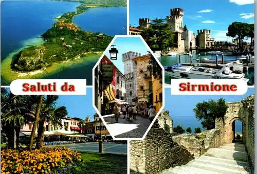 46626 - Italien - Sirmione , Mehrbildkarte - gelaufen 2015