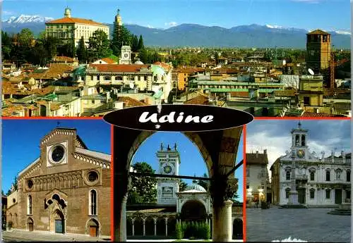 46631 - Italien - Udine , Friuli , Mehrbildkarte - gelaufen 2015